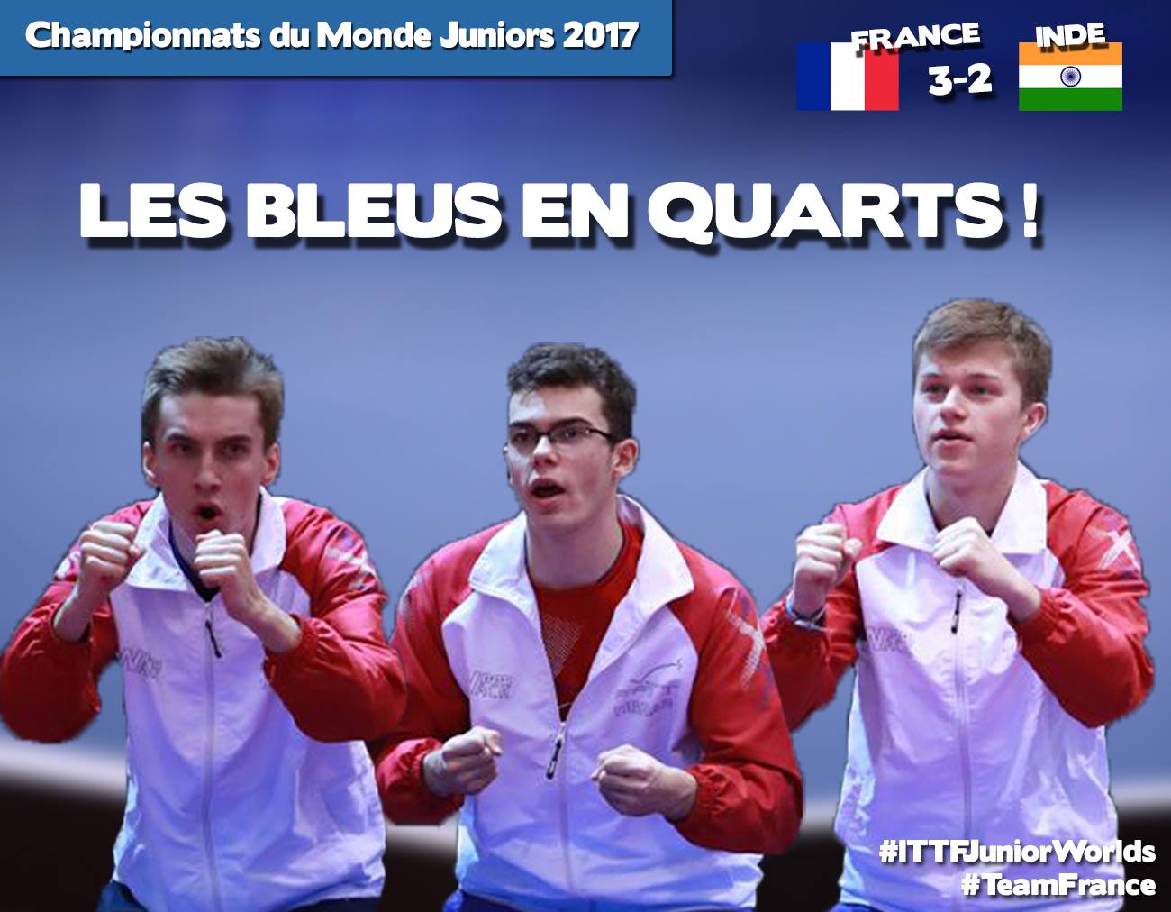 Les bleus en quarts